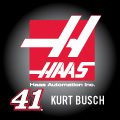 KURT BUSH 41 HAAS